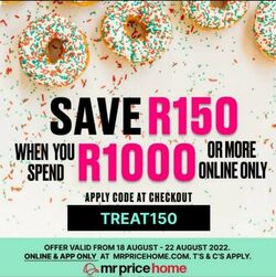 Special Mr Price Home 18.08.2022-22.08.2022