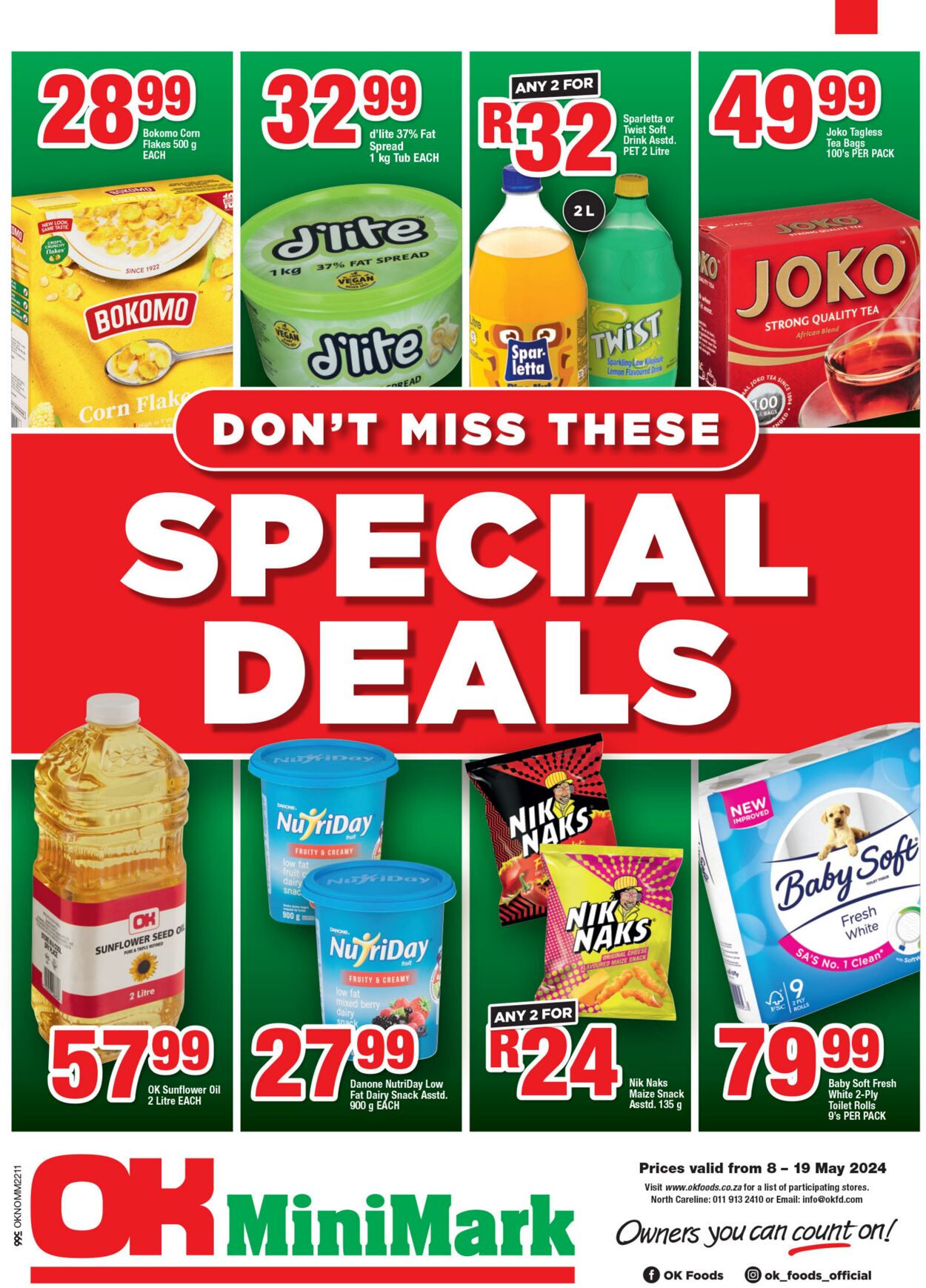 OK Foods Promotional specials