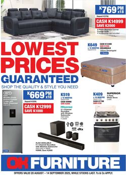 Special OK Furniture 20.08.2025 - 14.09.2025