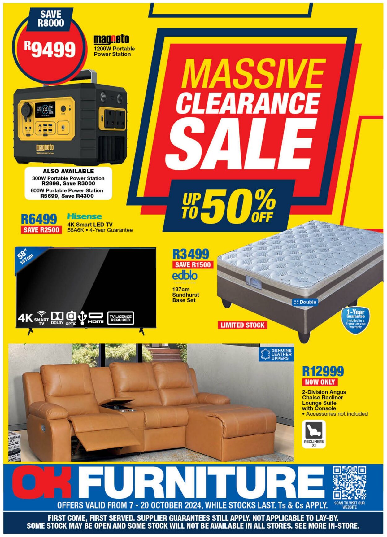 OK Furniture Promotional specials