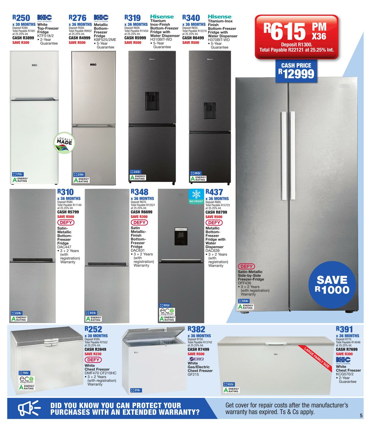 fridges on special at ok furniture