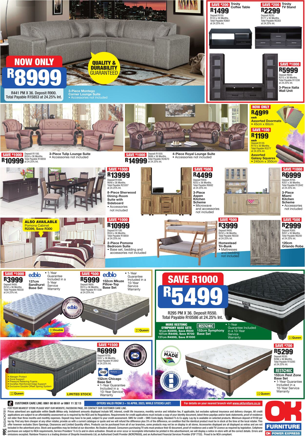 OK Furniture Promotional Leaflet - Valid from 03.04 to 16.04 - Page nb ...