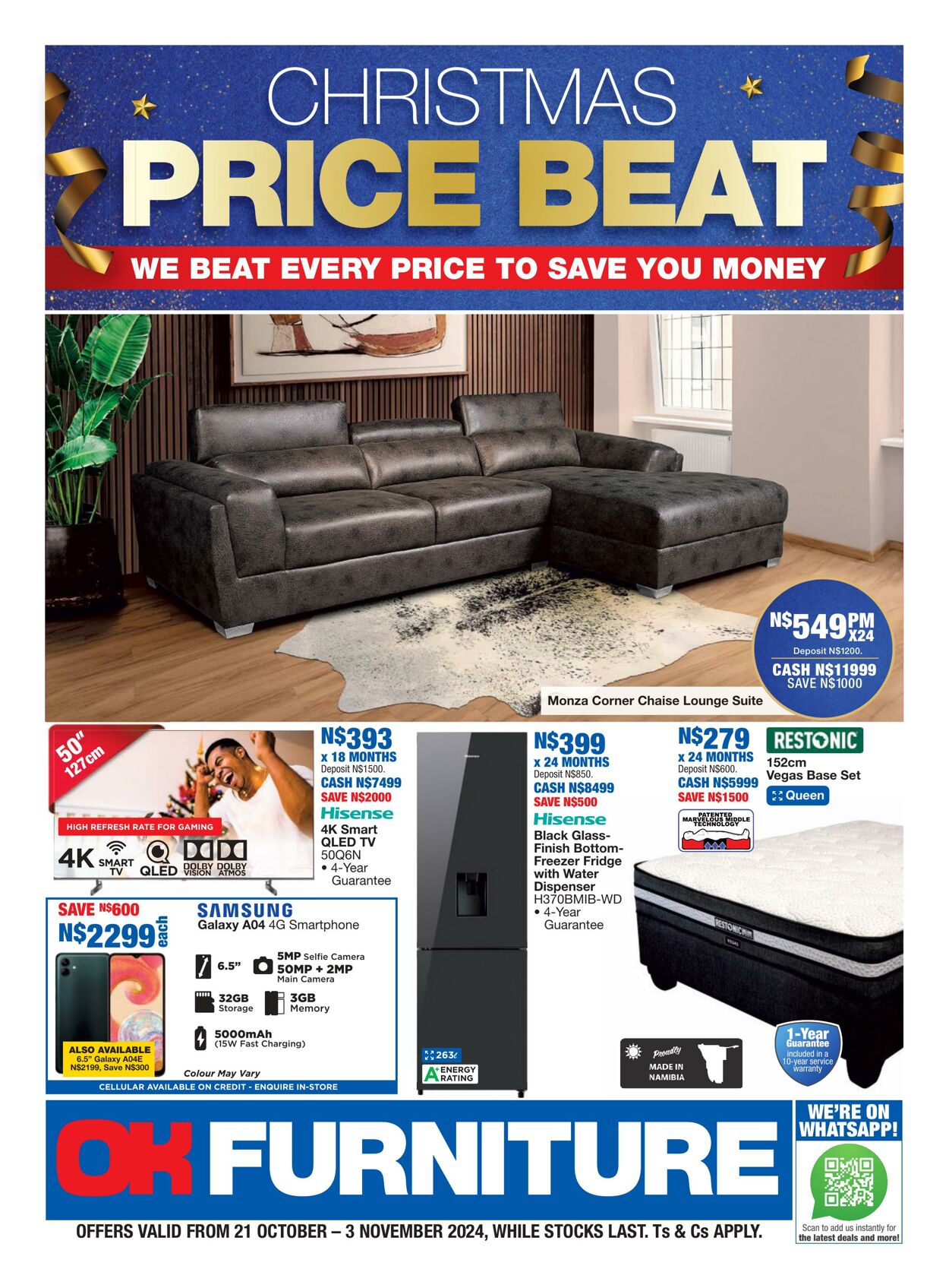 OK Furniture Promotional specials