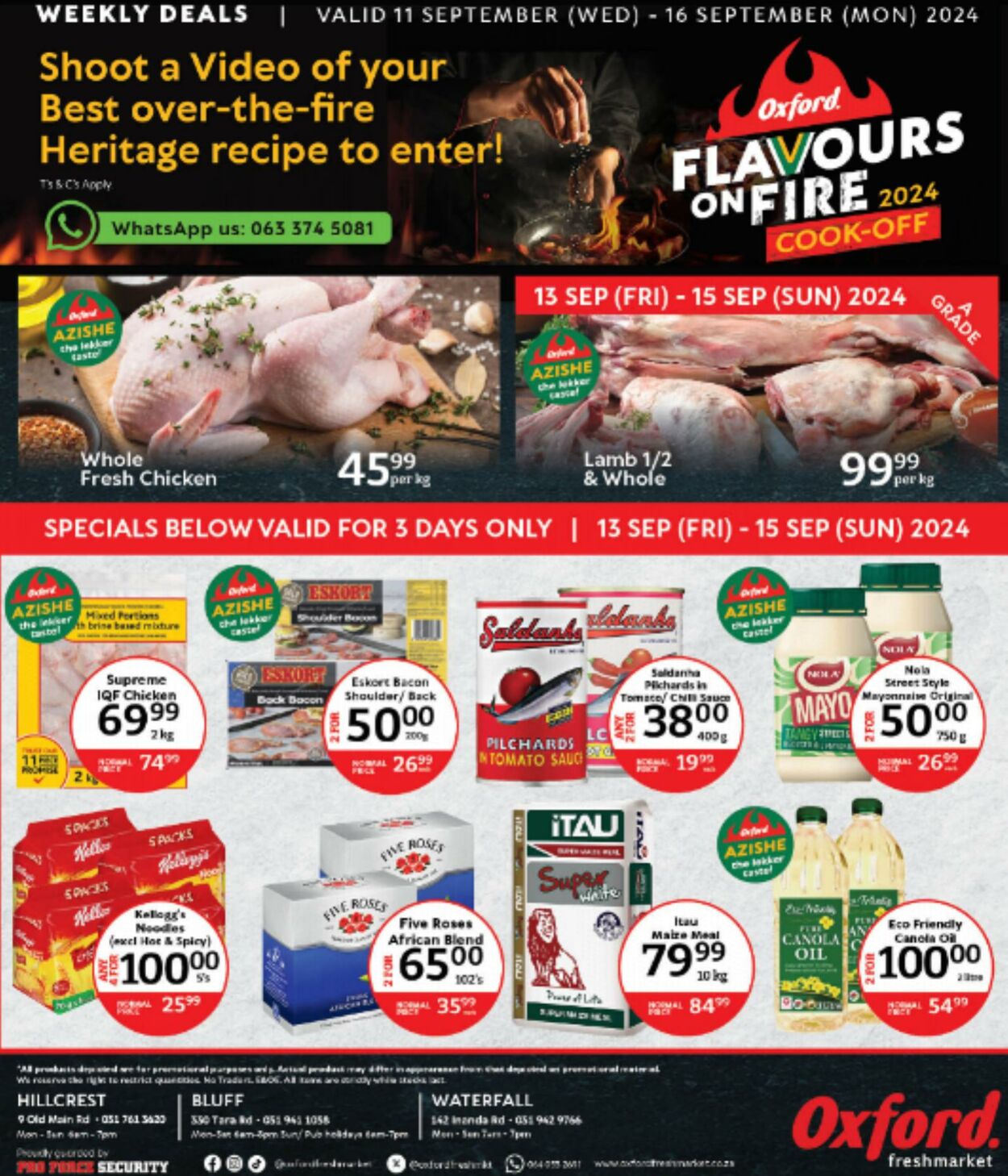 Oxford Freshmarket Promotional specials