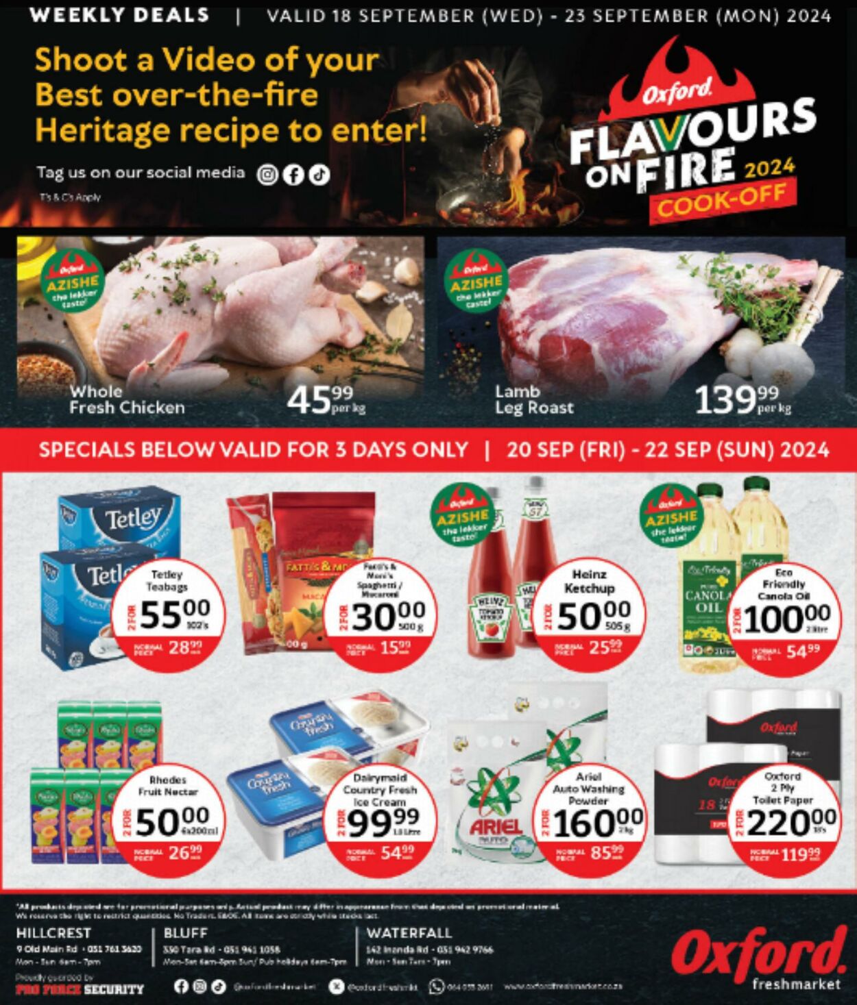 Oxford Freshmarket Promotional specials