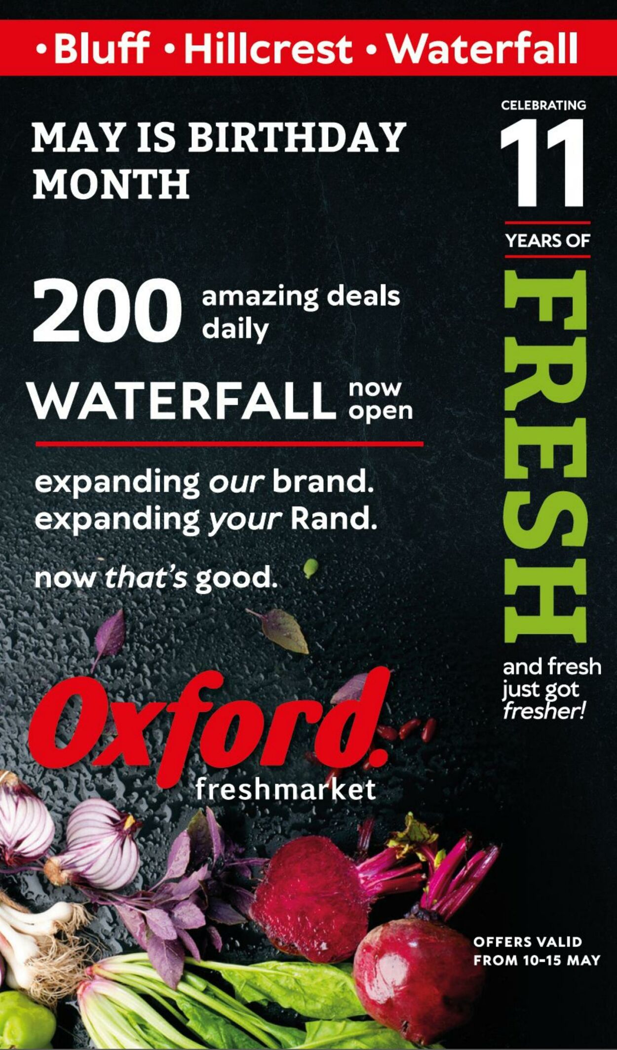 Special Oxford Freshmarket 10.05.2023 - 15.05.2023