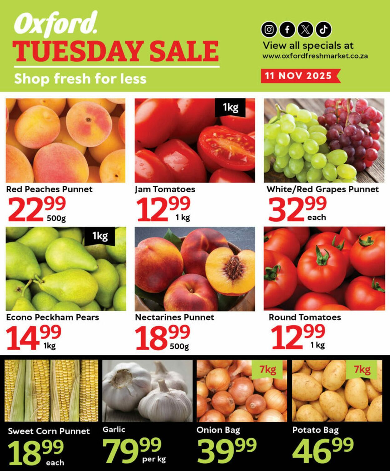 Special Oxford Freshmarket 11.11.2025 - 11.11.2025