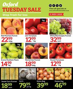Special Oxford Freshmarket 11.11.2025 - 11.11.2025