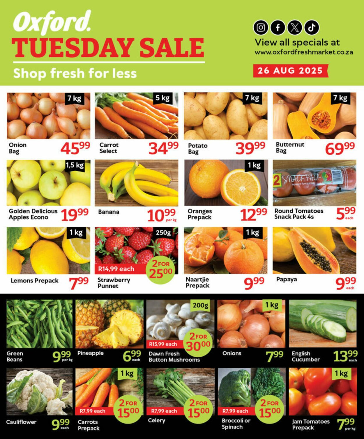 Special Oxford Freshmarket 26.08.2025 - 26.09.2025