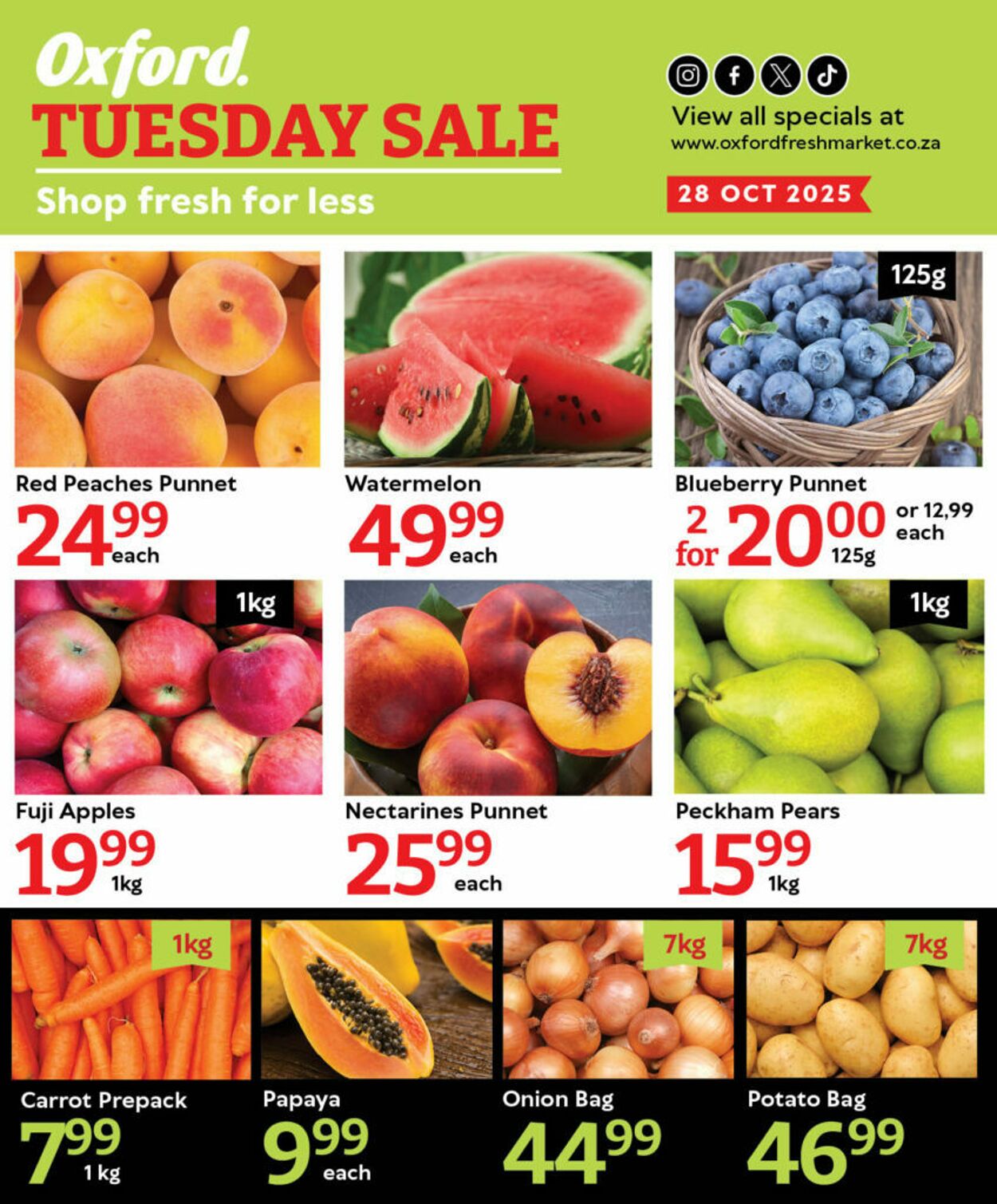 Special Oxford Freshmarket 28.10.2025 - 28.10.2025