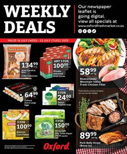 Special Oxford Freshmarket 16.07.2025 - 22.07.2025
