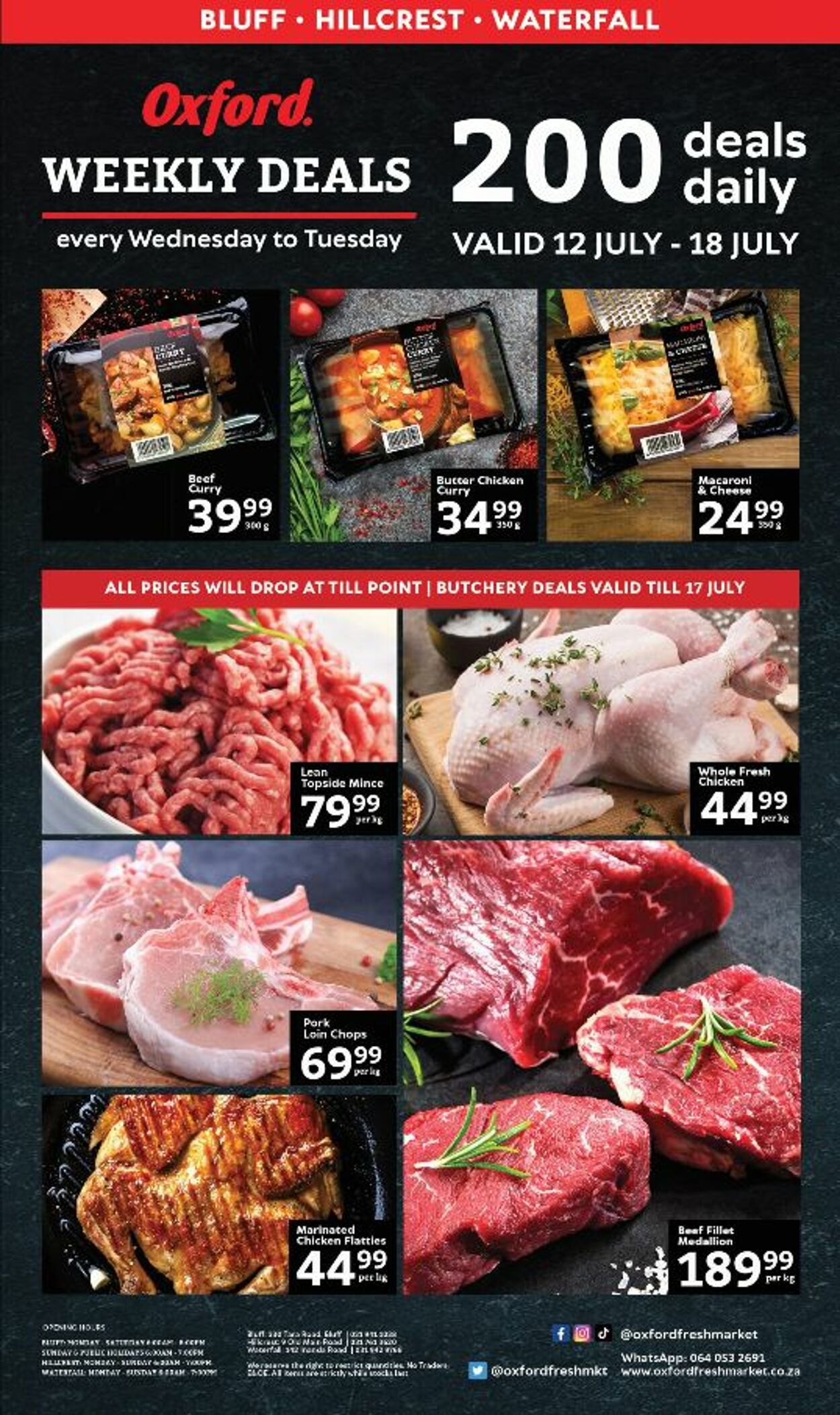 Oxford Freshmarket Promotional Leaflet - Valid From 12.07 To 24.07 ...