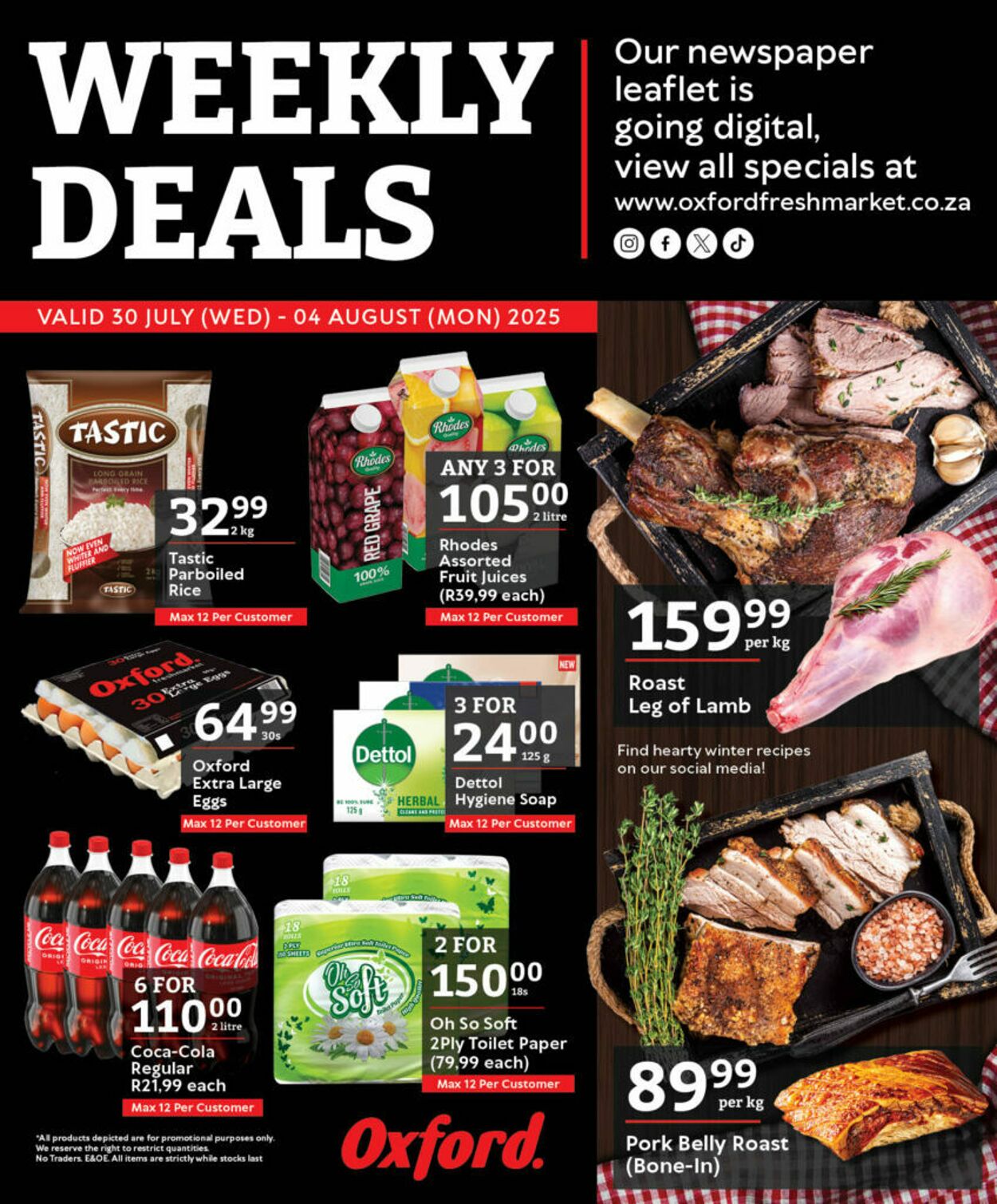 Special Oxford Freshmarket 30.07.2025 - 04.08.2025