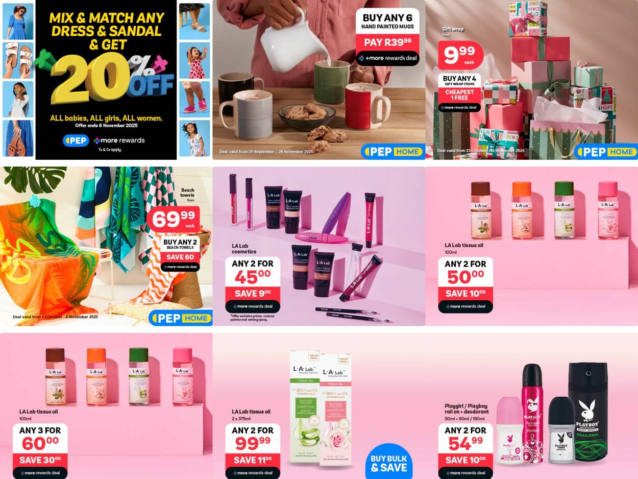 Special Pep Stores 27.10.2025 - 05.11.2025