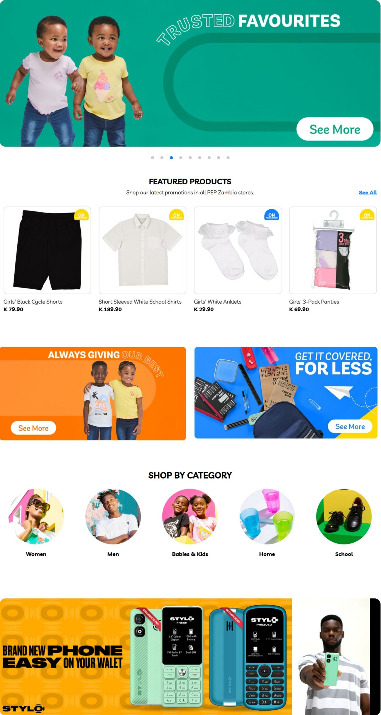 Pep Stores Promotional specials
