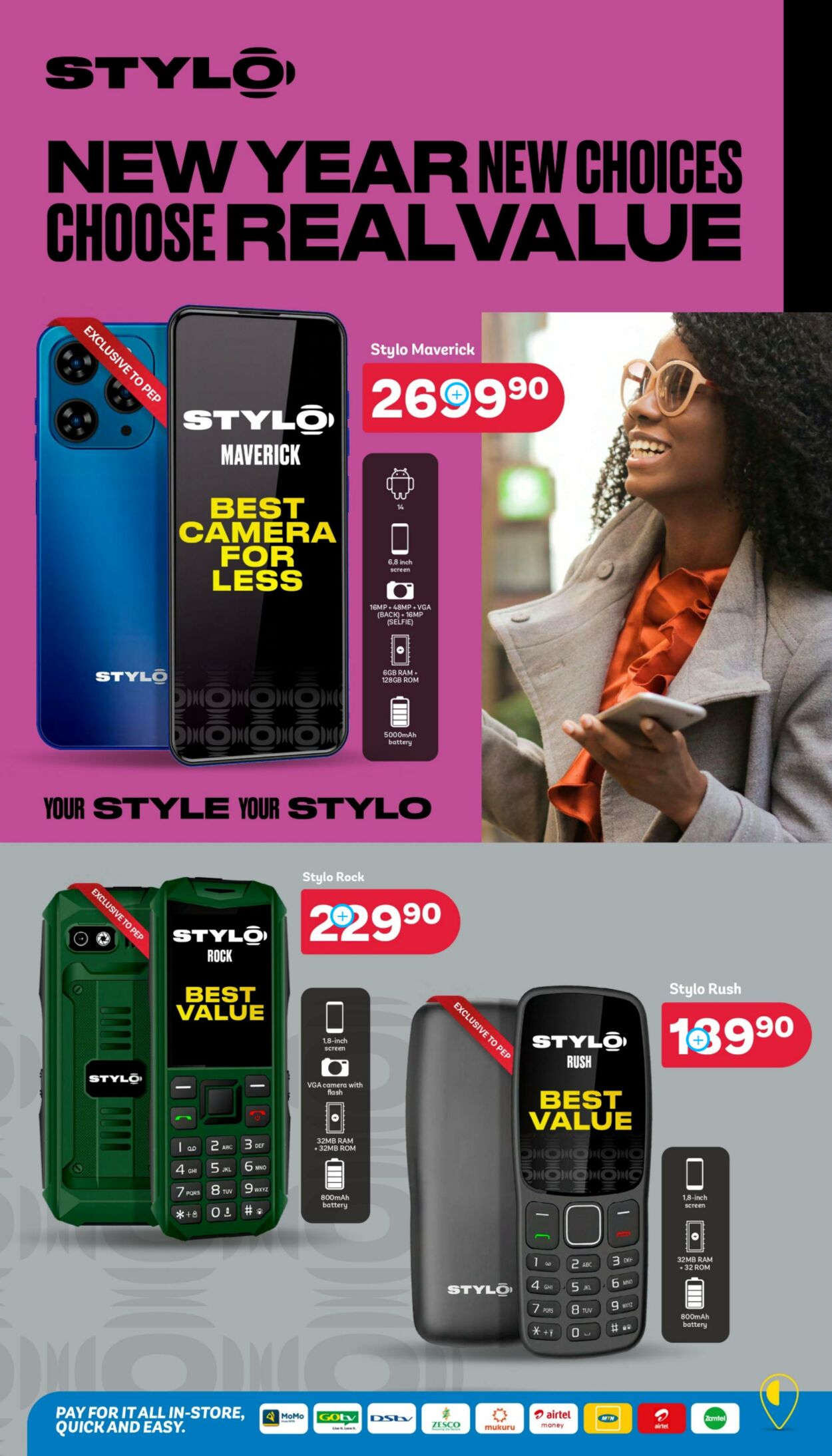 Pep Stores Promotional specials