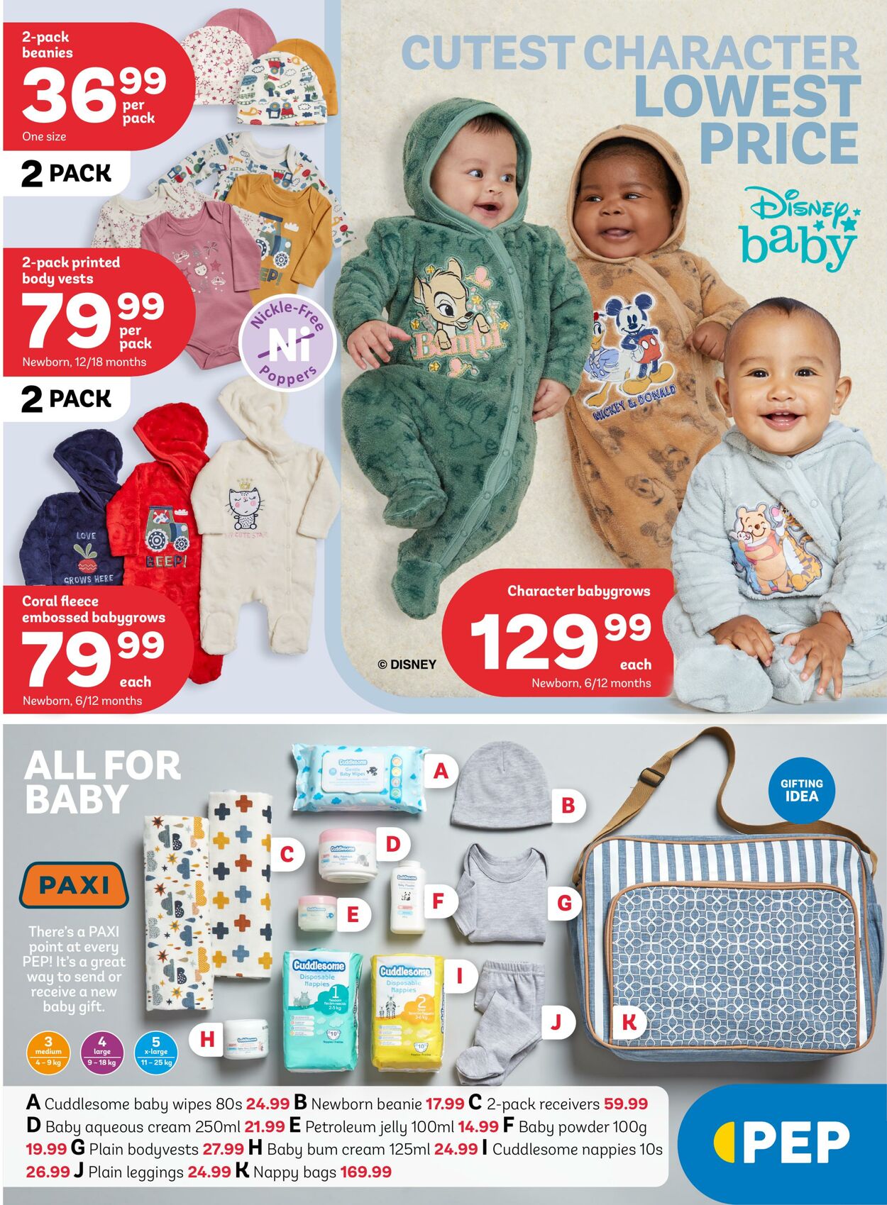 Pep store newborn deals baby clothes