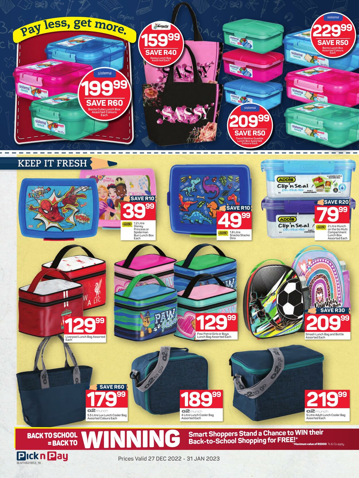 Special Pick n Pay 27.12.2022 - 31.01.2023
