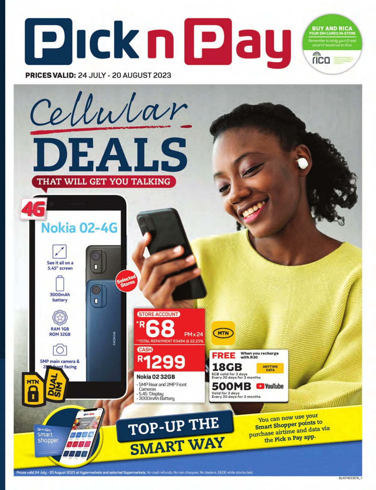 Special Pick n Pay 24.07.2023 - 20.08.2023
