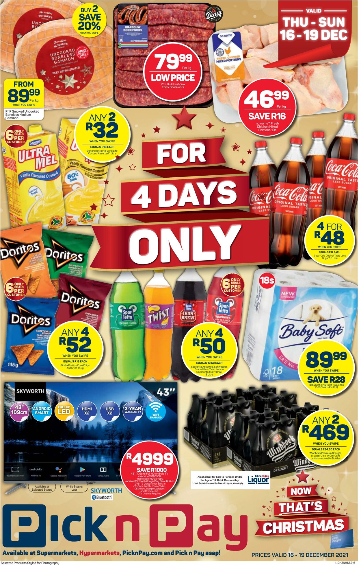Pick N Pay Promotional Leaflet Valid From 16 12 To 19 12 Page Nb 1