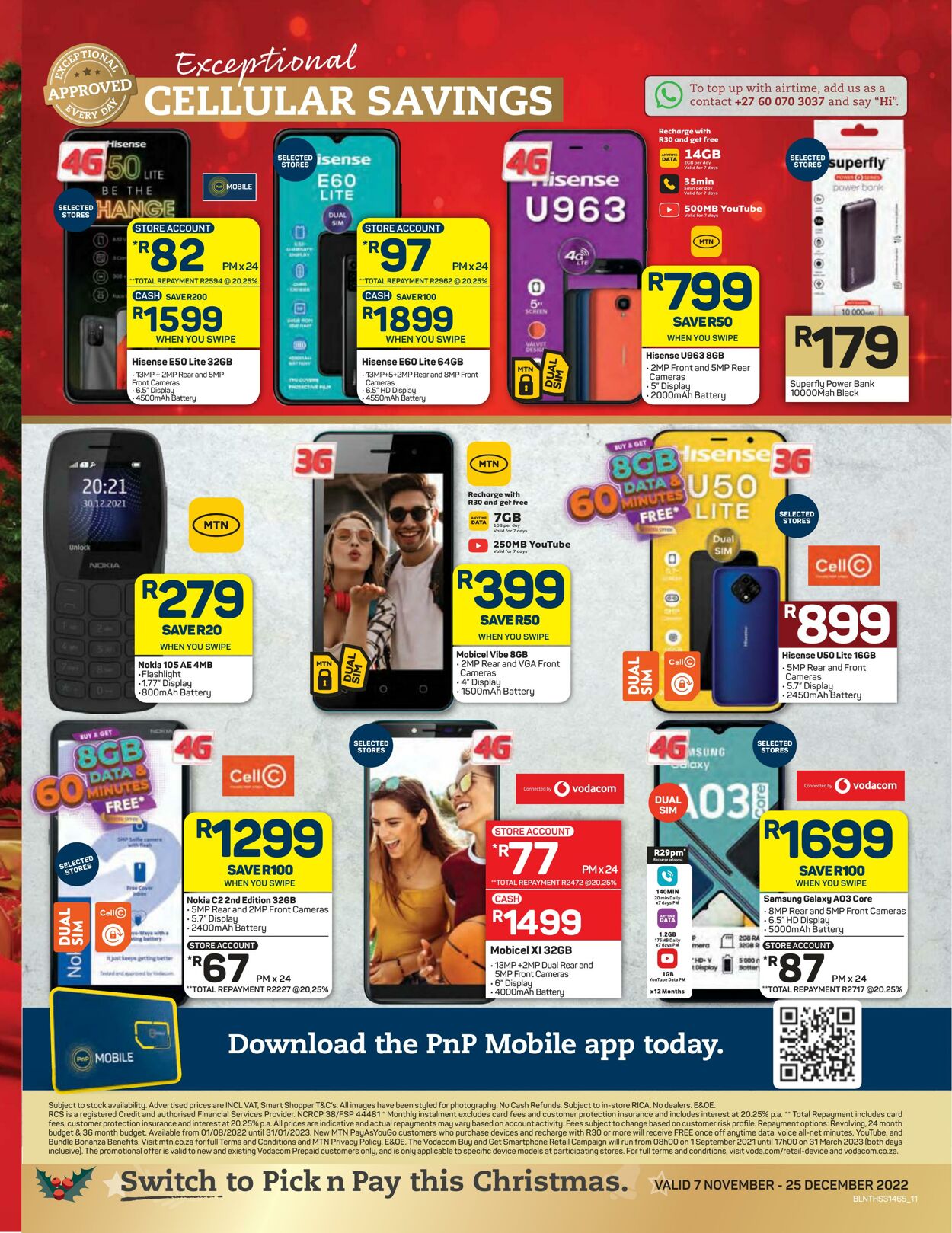 Special Pick n Pay 07.11.2022 - 25.12.2022