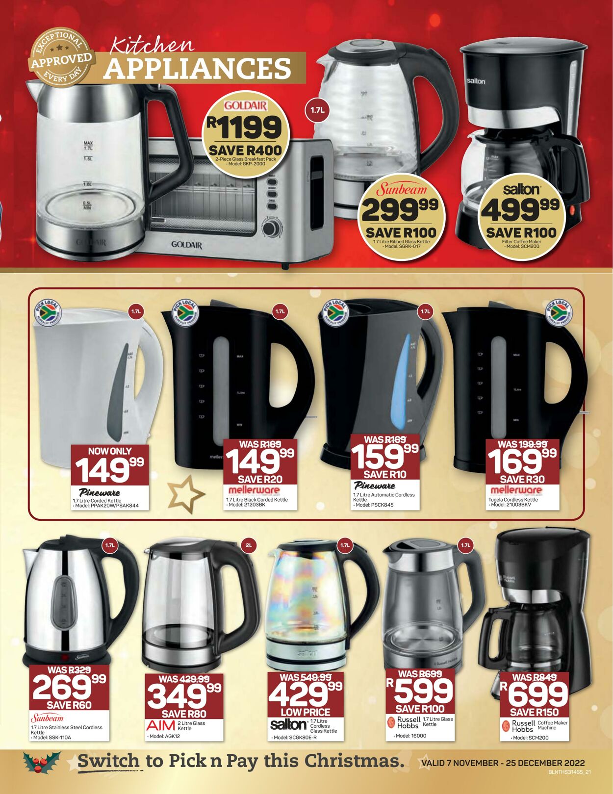 Special Pick n Pay 07.11.2022 - 25.12.2022