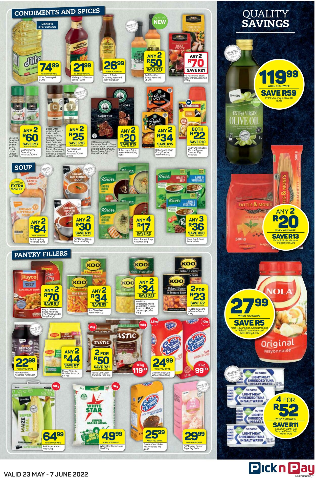 Special Pick n Pay 23.05.2022 - 07.06.2022