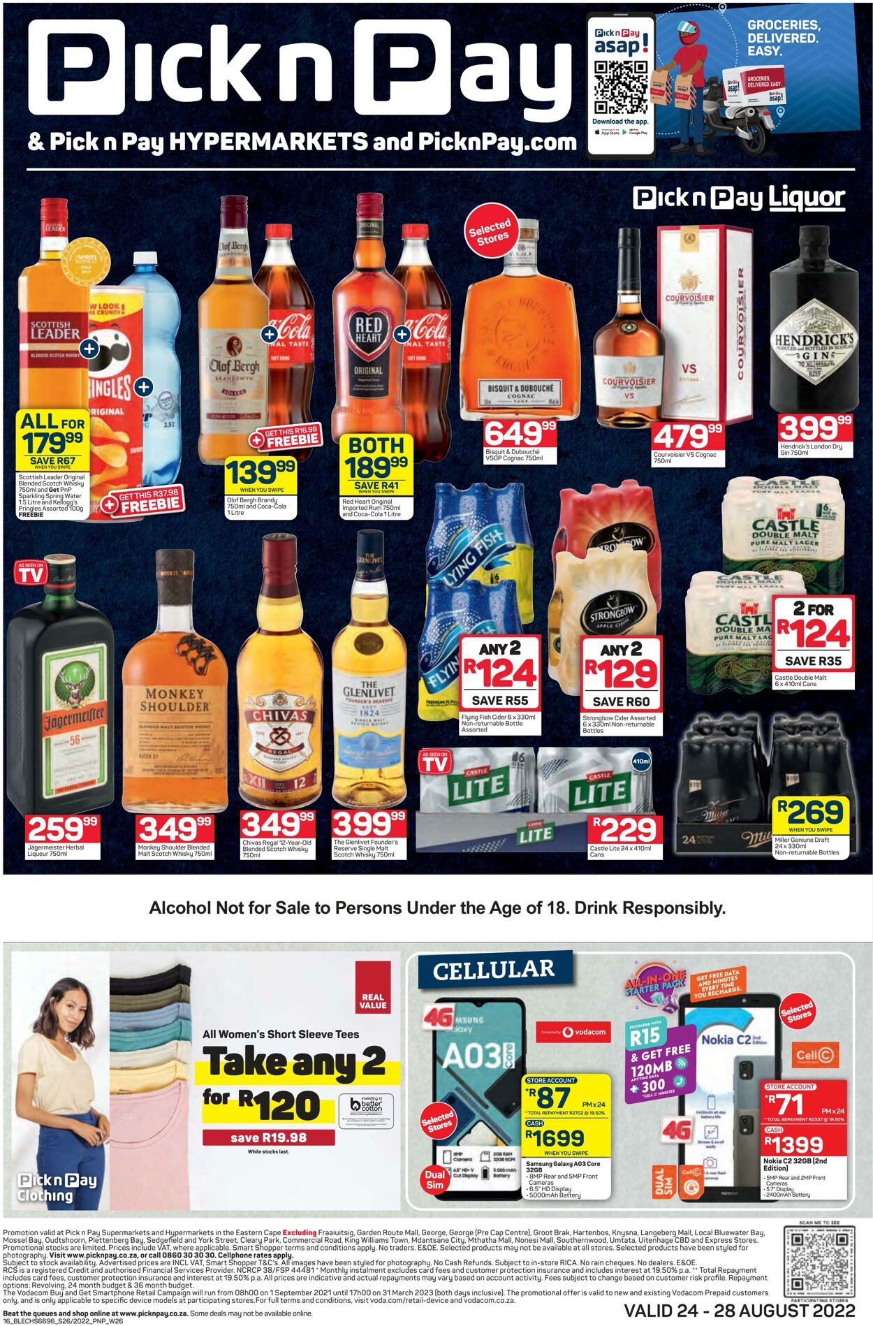Pick n Pay Promotional Leaflet - Valid from 24.08 to 28.08 - Page nb 16 ...