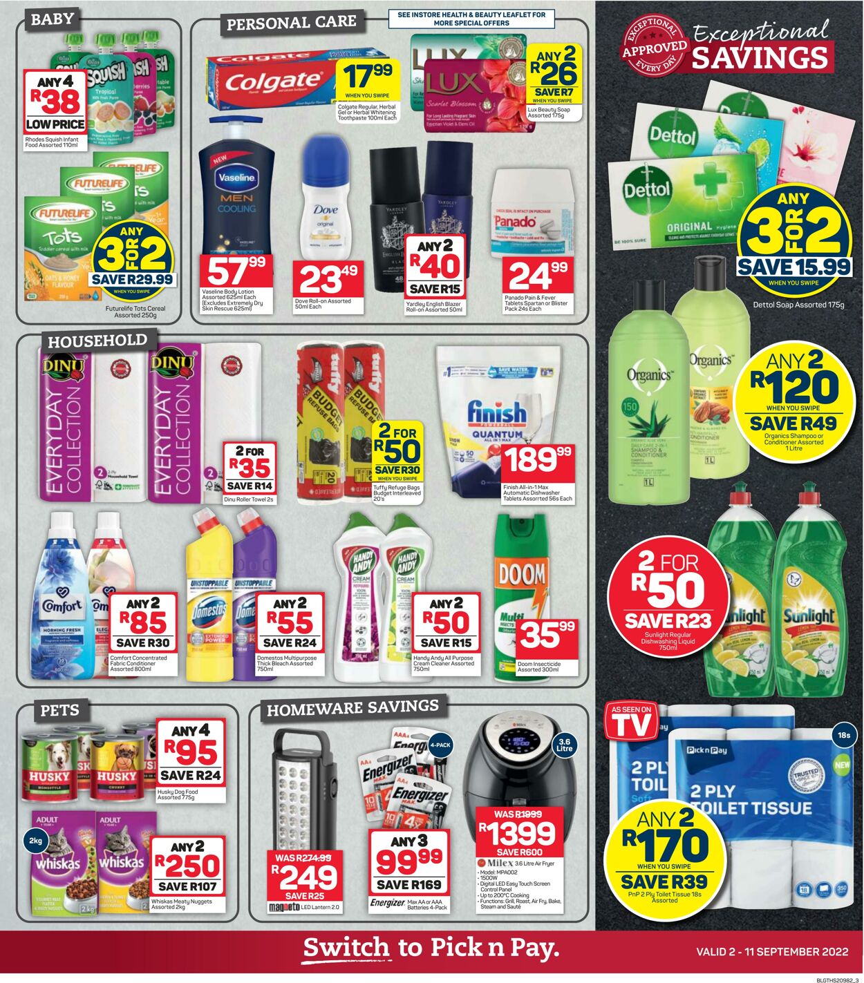 Special Pick n Pay 29.08.2022 - 11.09.2022