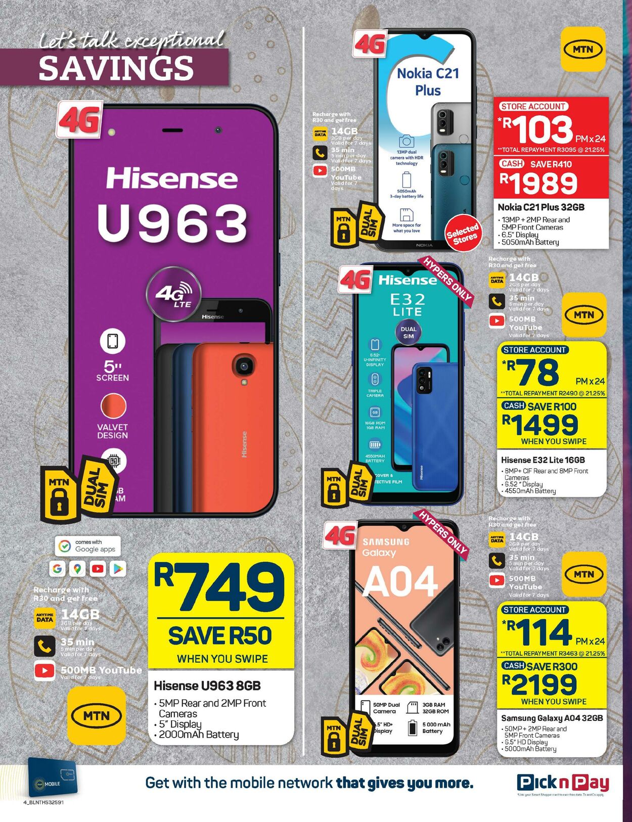 Special Pick n Pay 13.03.2023 - 16.04.2023