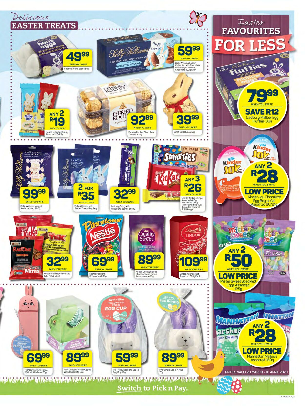 Pick n Pay Promotional Leaflet - Easter - Valid from 20.03 to 10.04 ...