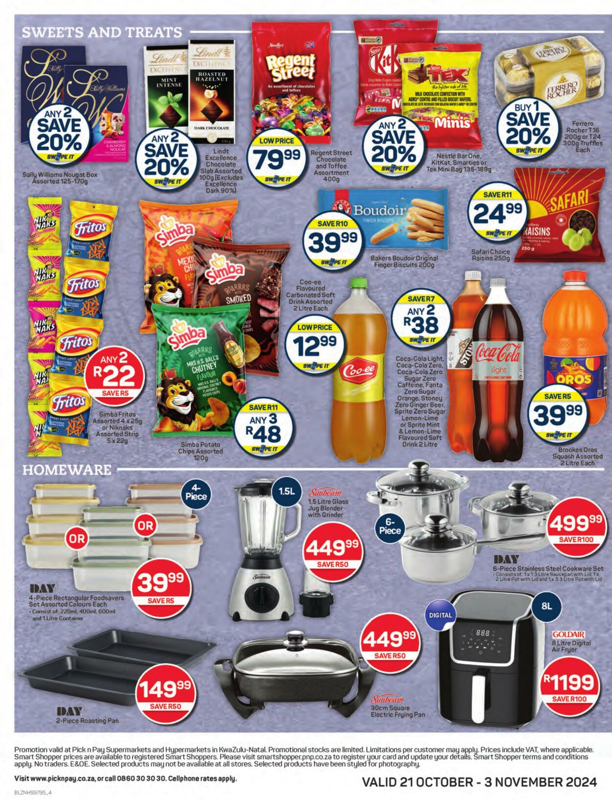 Special Pick n Pay 21.10.2024 - 03.11.2024