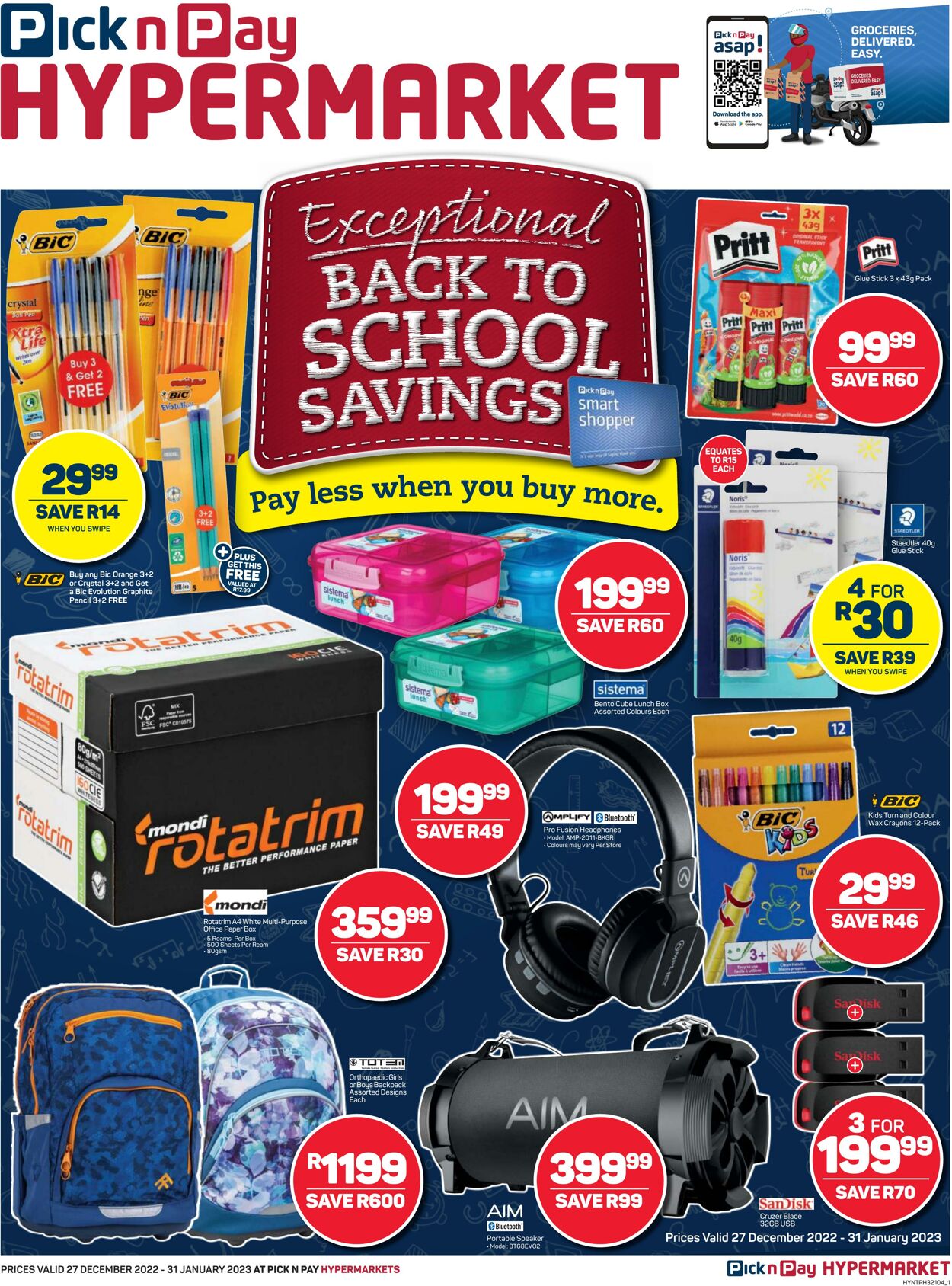 Special Pick n Pay 27.12.2022 - 31.01.2023