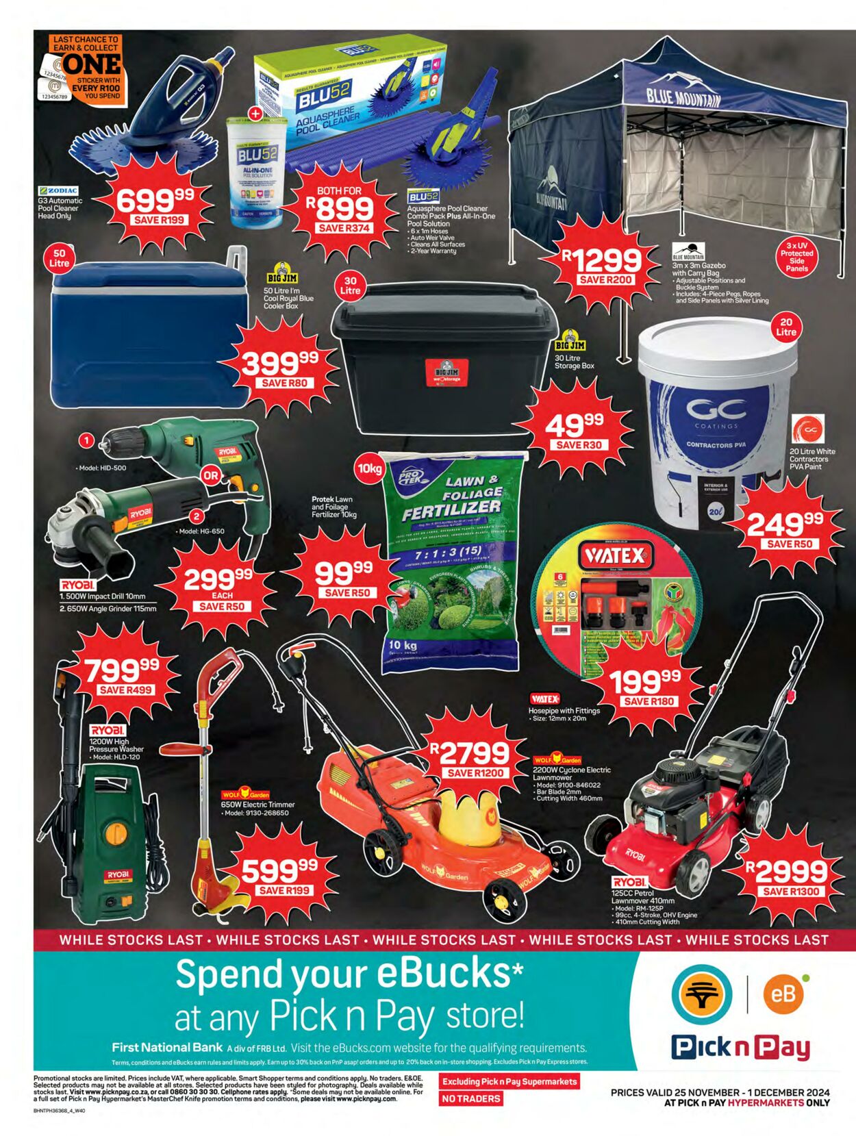 Special Pick n Pay 25.11.2024 - 01.12.2024