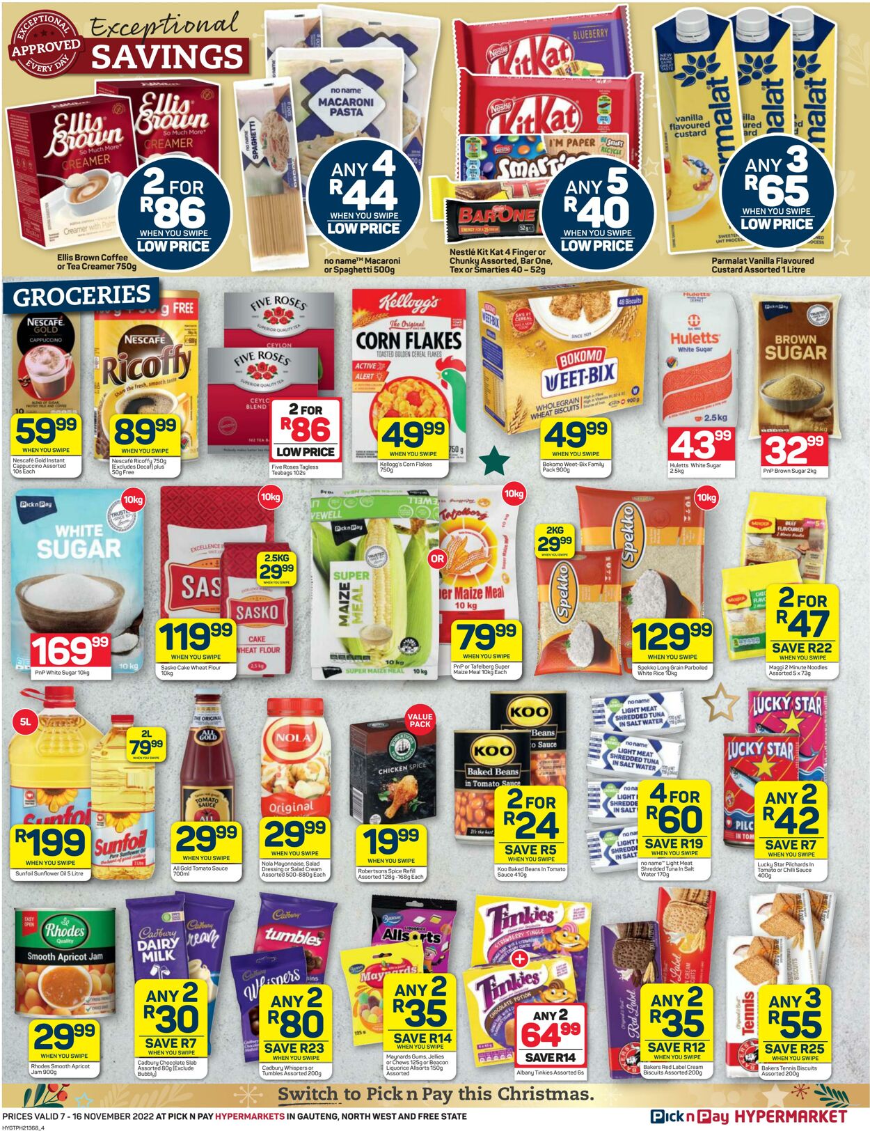 Special Pick n Pay 07.11.2022 - 16.11.2022