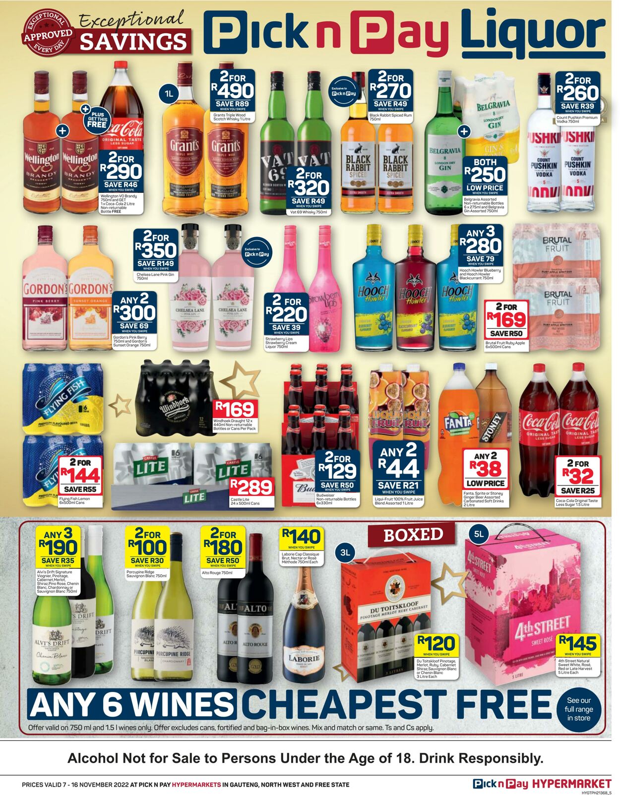 Pick n Pay Promotional Leaflet - Valid from 07.11 to 16.11 - Page nb 5 ...