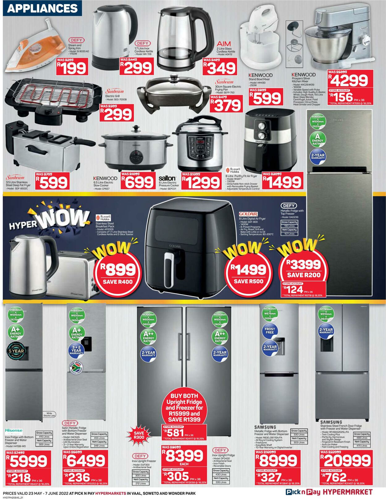 Special Pick n Pay 23.05.2022 - 07.06.2022