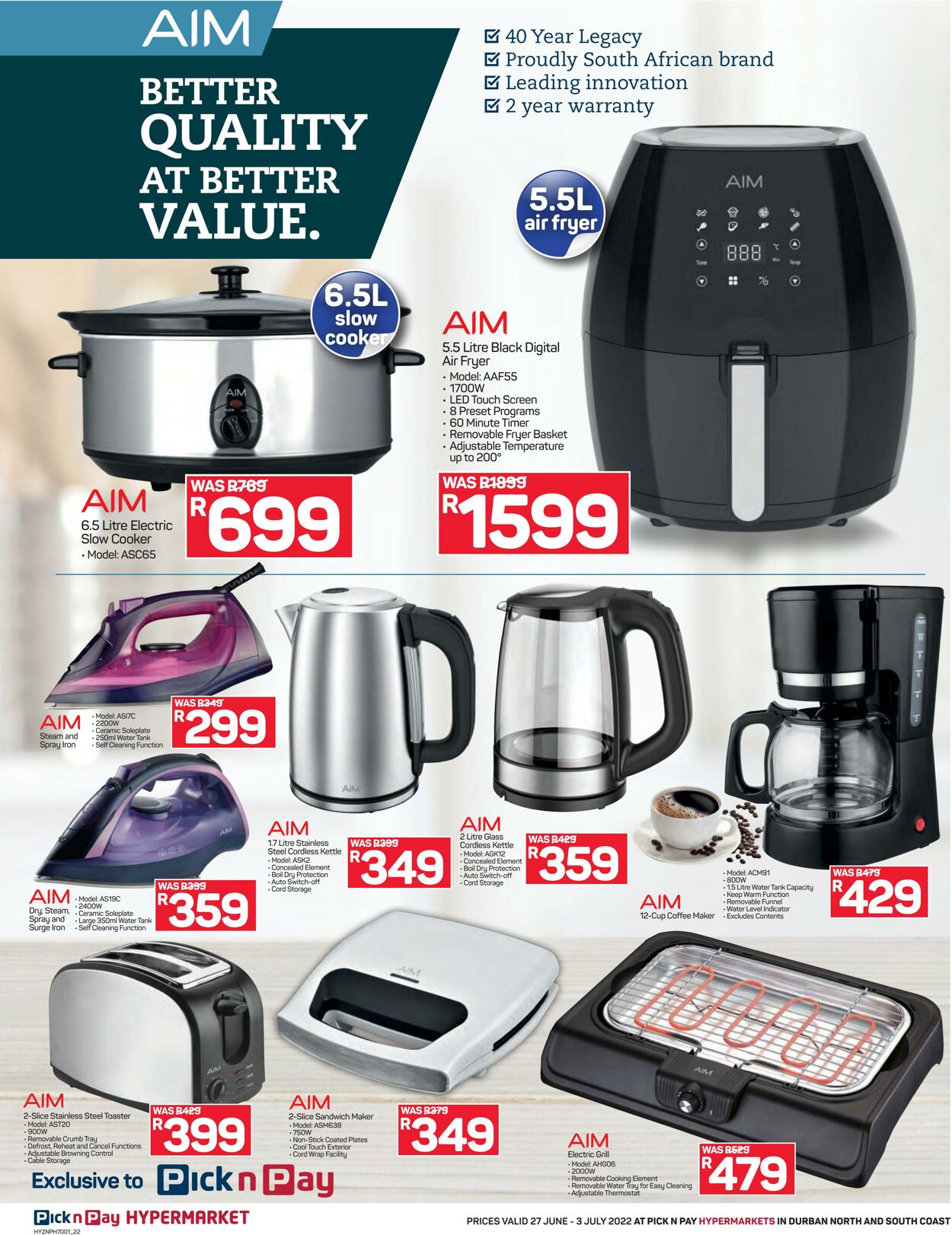 Special Pick n Pay 27.06.2022 - 03.07.2022