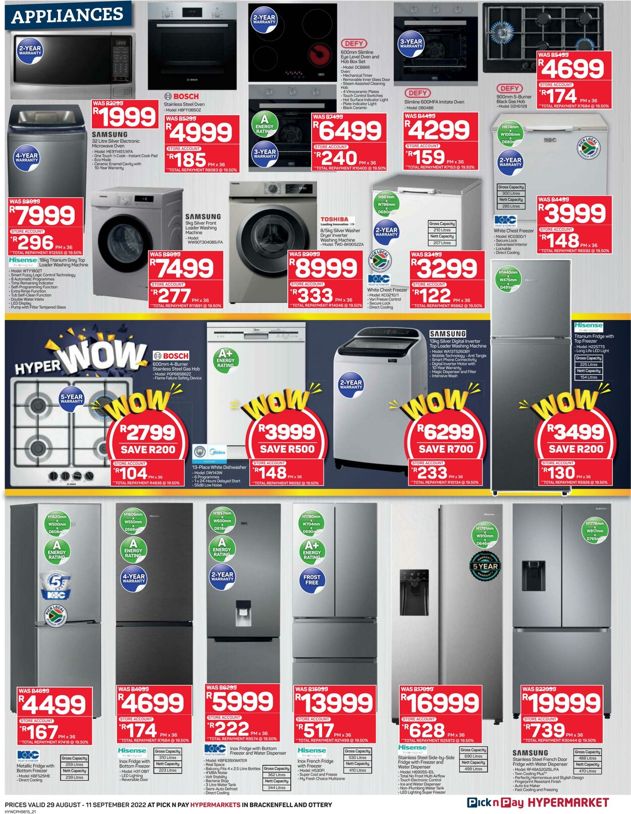 Special Pick n Pay 29.08.2022 - 11.09.2022