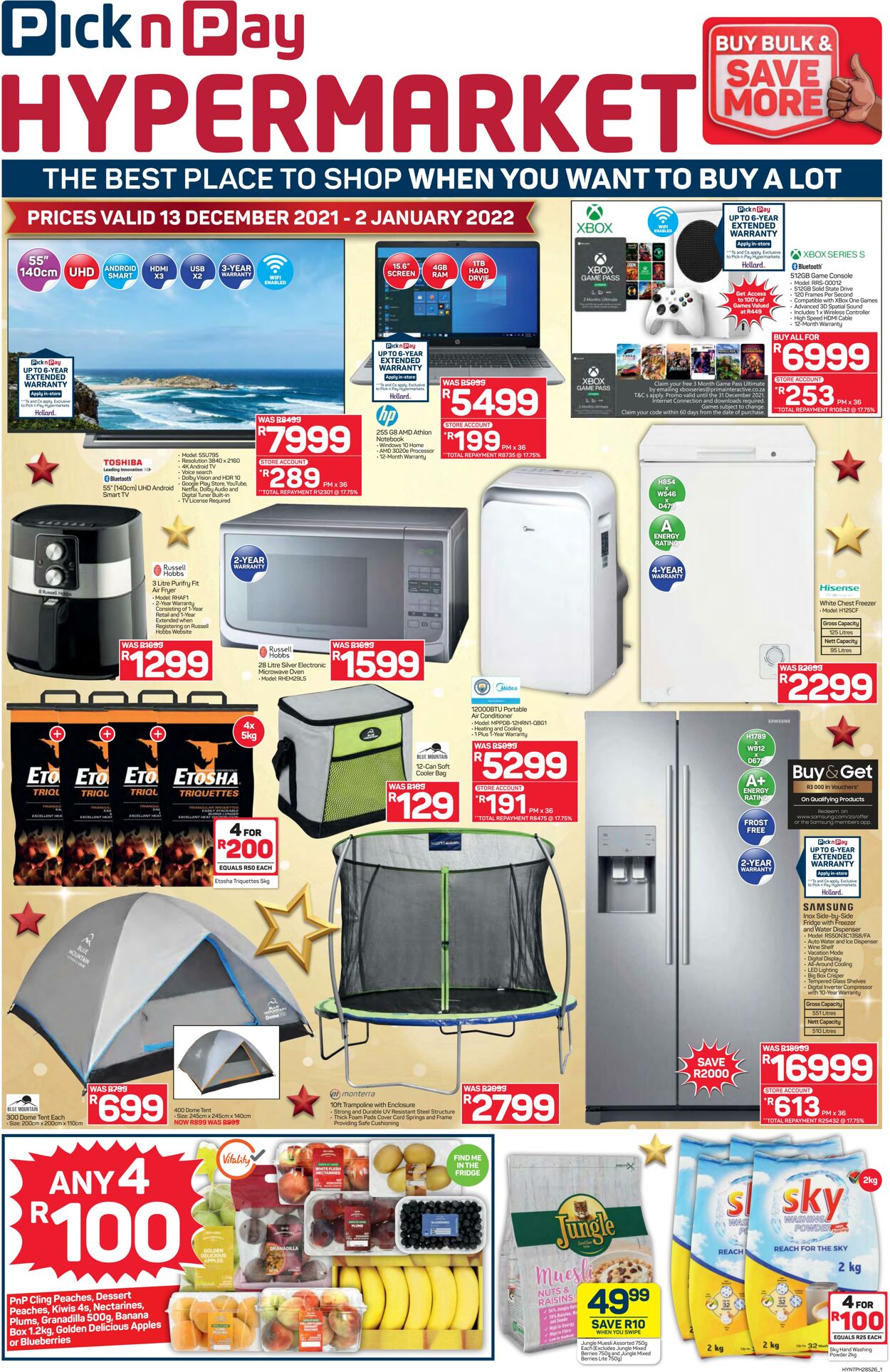 Special Pick n Pay 13.12.2021-12.01.2022
