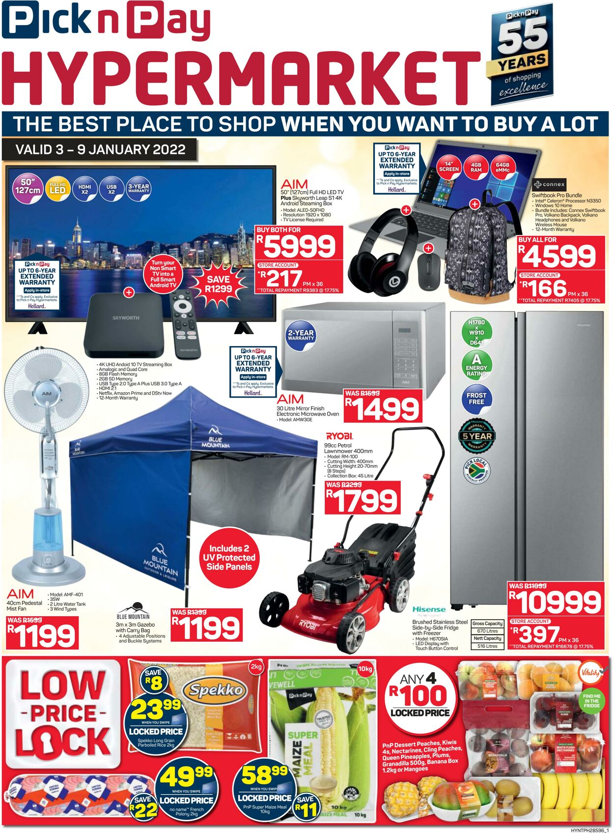 Special Pick n Pay 03.01.2022 - 09.01.2022