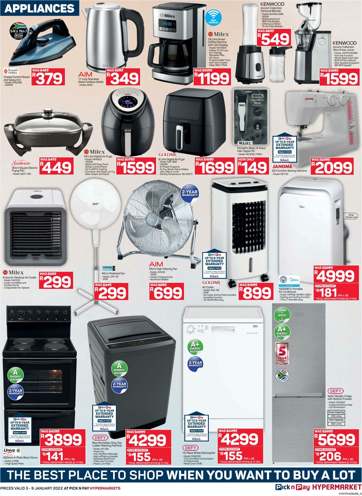 Special Pick n Pay 03.01.2022 - 09.01.2022