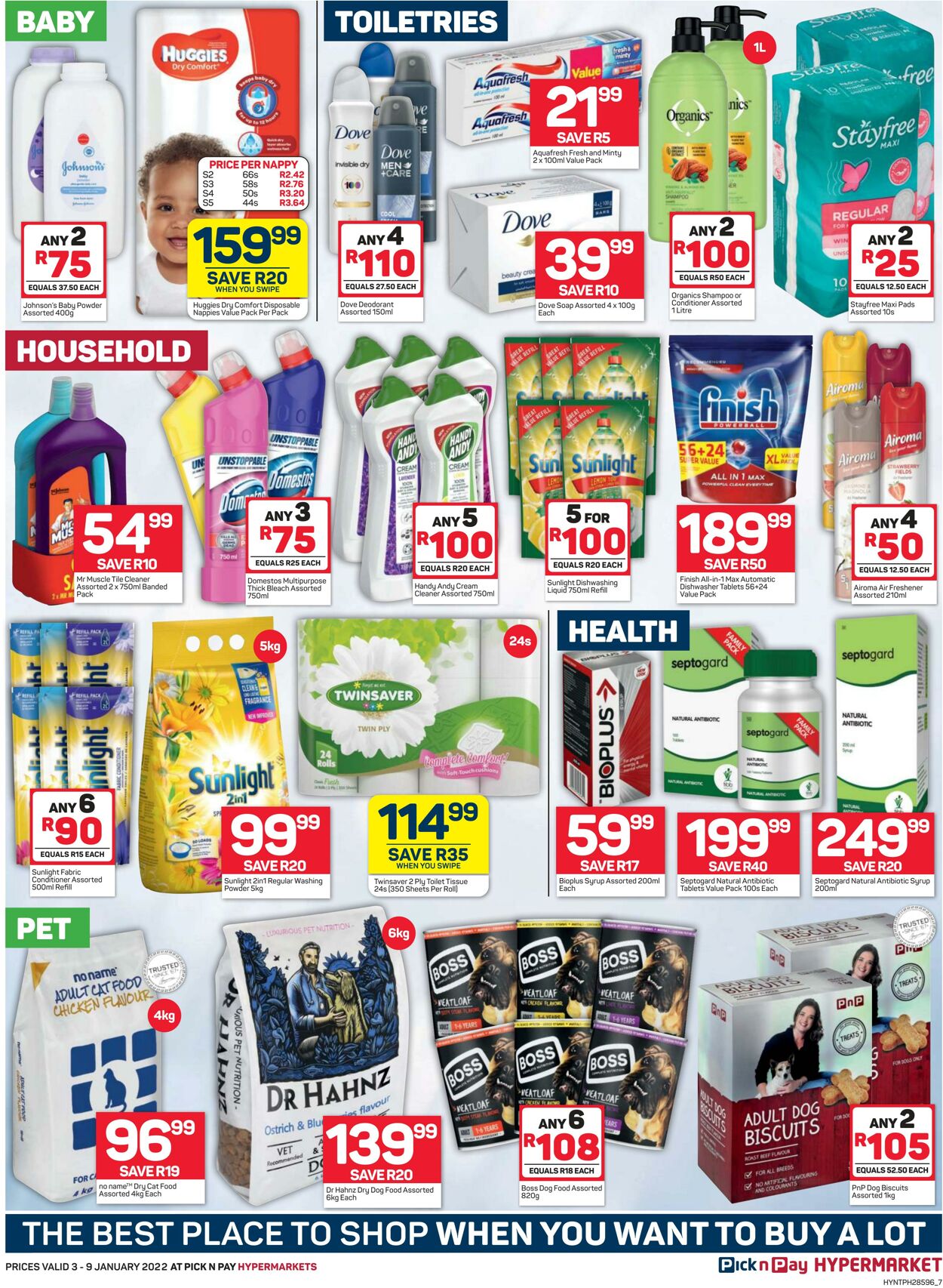 Special Pick n Pay 03.01.2022 - 09.01.2022