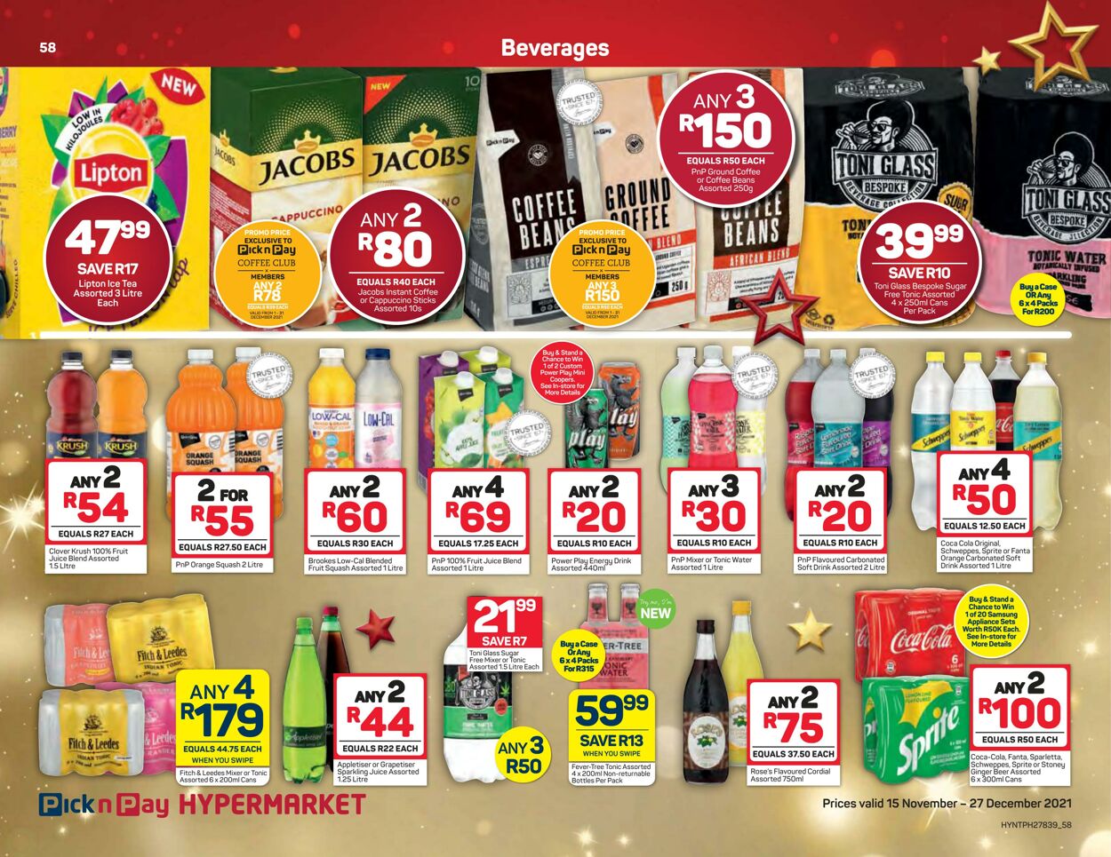 Special Pick n Pay 15.11.2021 - 27.12.2021