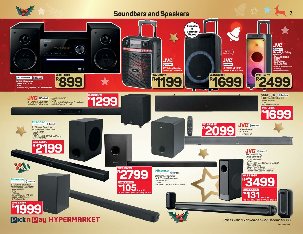 Special Pick n Pay 15.11.2022 - 27.12.2022