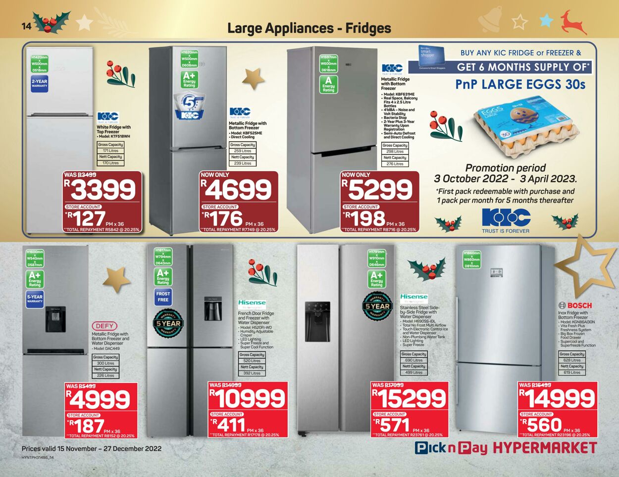 Special Pick n Pay 15.11.2022 - 27.12.2022