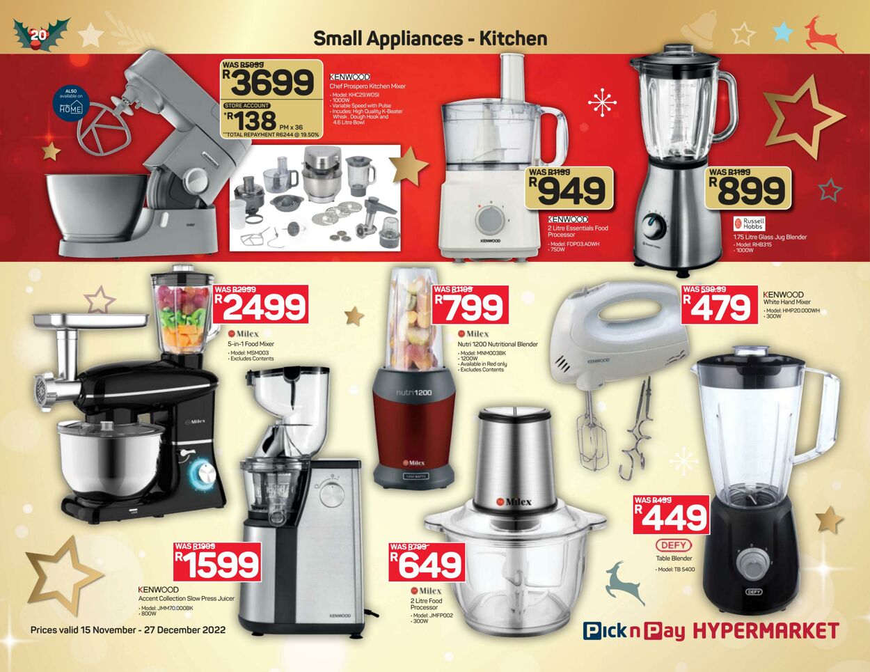 Special Pick n Pay 15.11.2022 - 27.12.2022