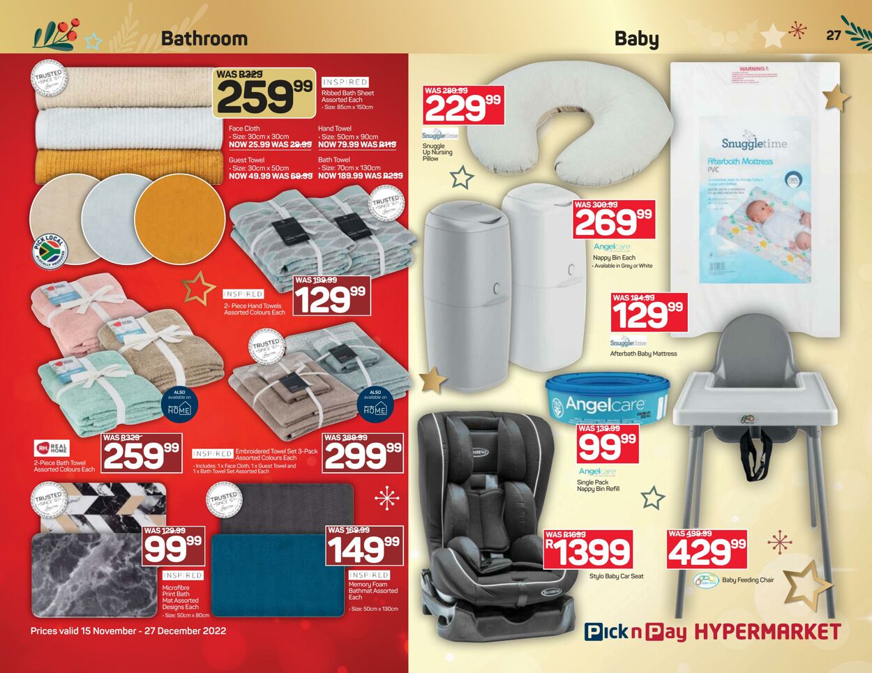 Special Pick n Pay 15.11.2022 - 27.12.2022