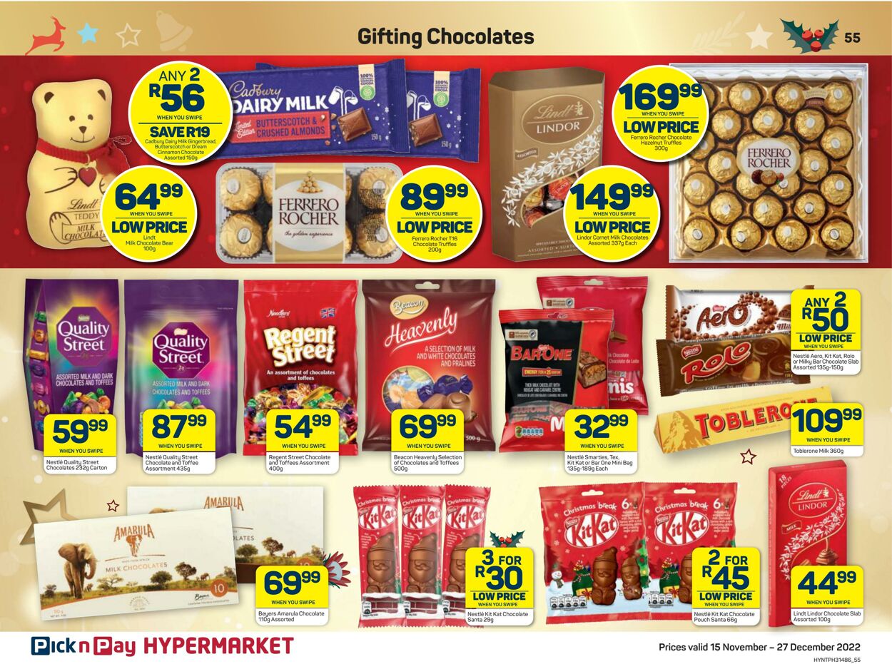 Special Pick n Pay 15.11.2022 - 27.12.2022