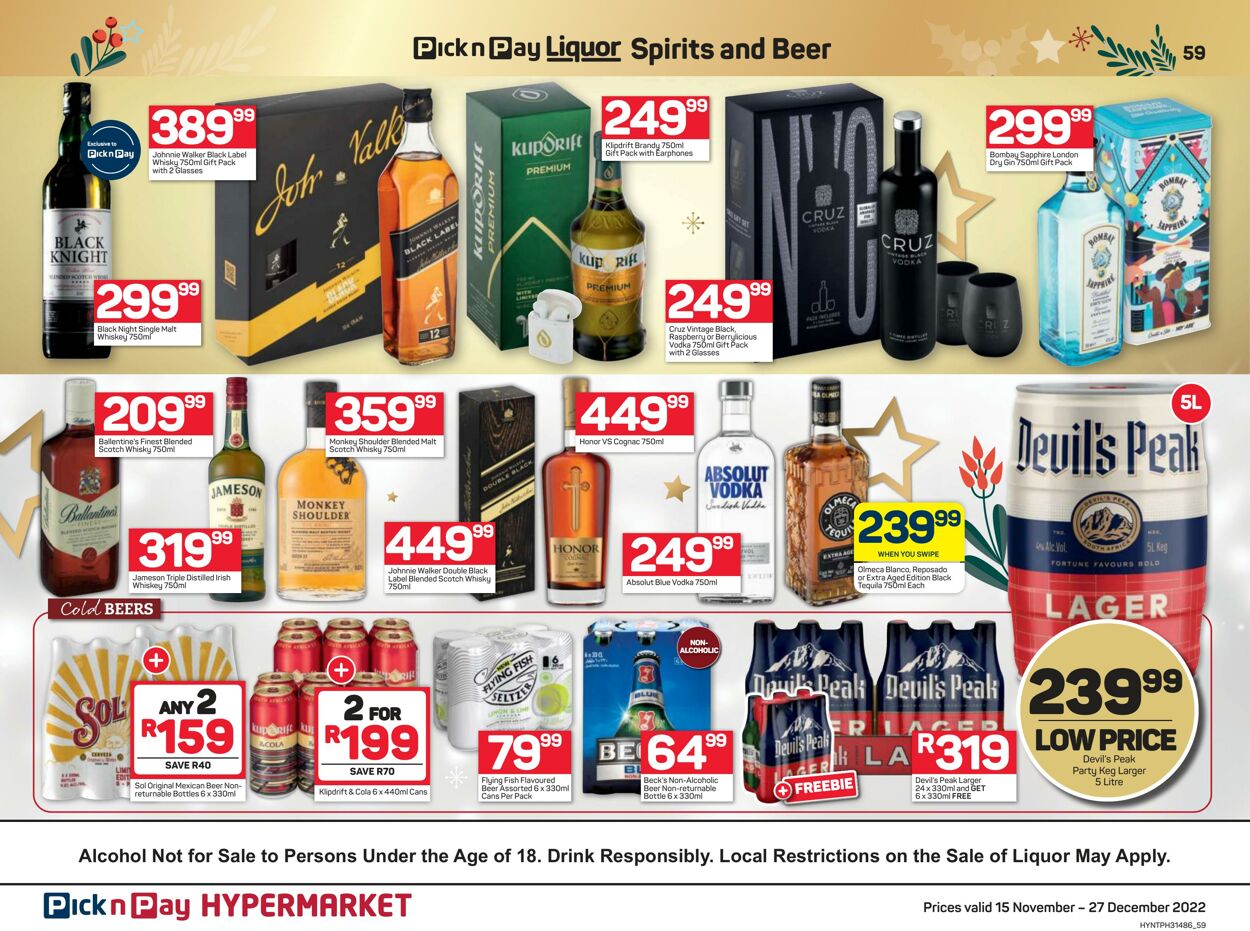 Special Pick n Pay 15.11.2022 - 27.12.2022